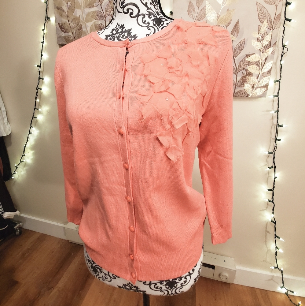 Button down sweater